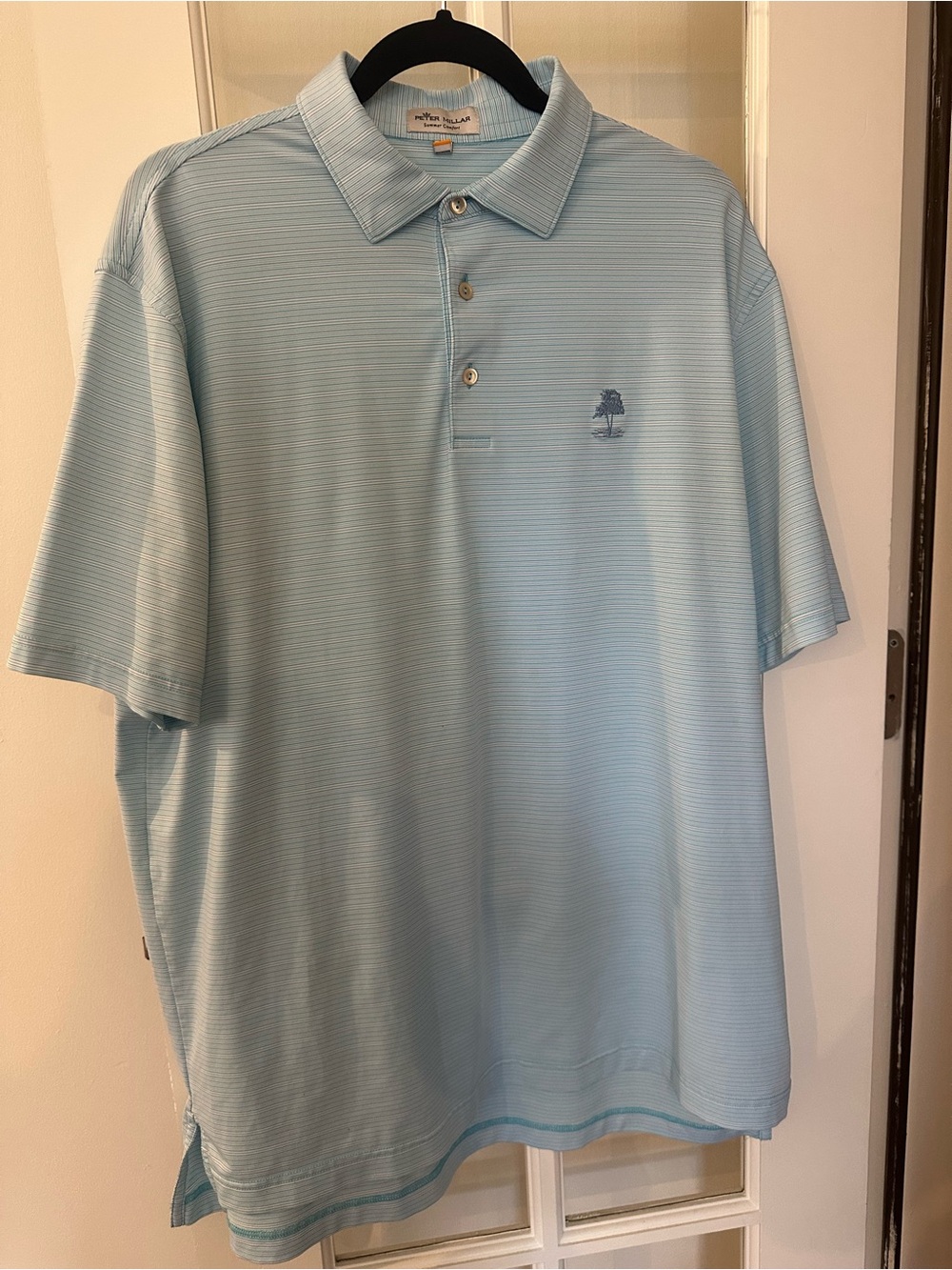 Peter Millar Men’s Light Blue Polo Shirt